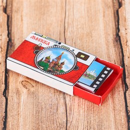 Магнит-спичечный коробок «Москва», 5.6 х 3.6 х 1 см 2357190